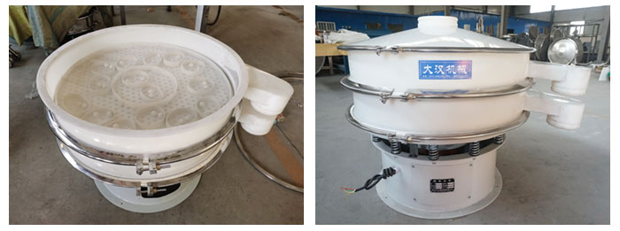 安裝篩框，防塵蓋，換網(wǎng)完成